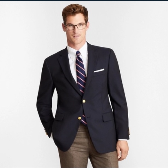 BRAND 🆕 Brooks Brothers Suit Jacket - Black - Picture 3 of 14